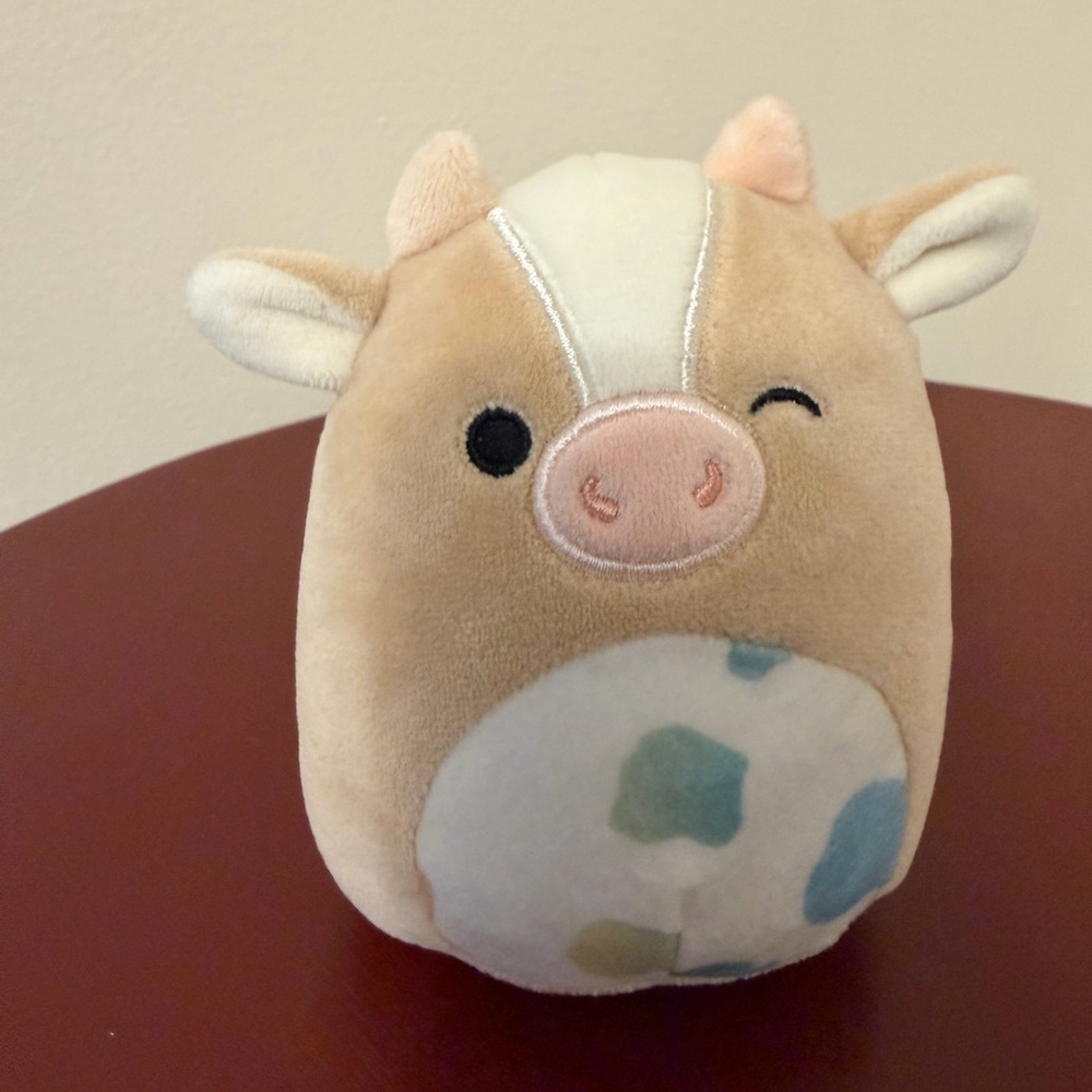 Squishmallow Small Cow or Bull Plushie Stuffed Animal